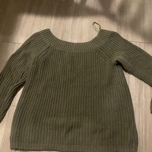 Off the shoulder sweater